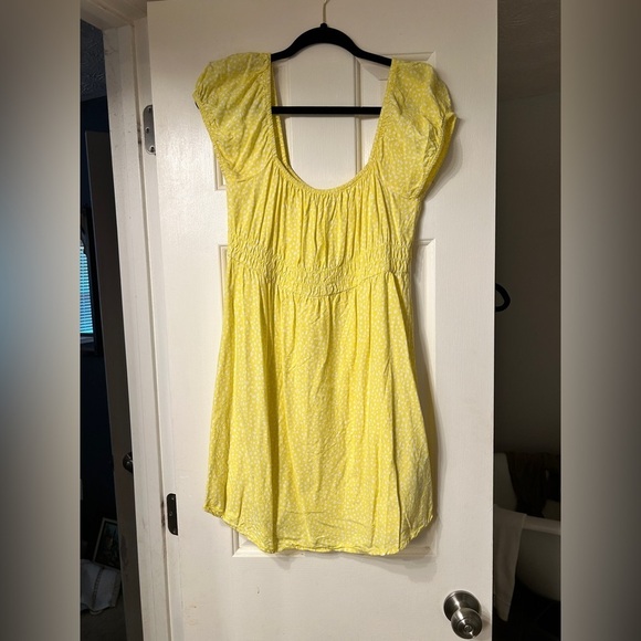 Billabong wildflower polka dot mini dress Size Large - Picture 3 of 5